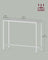 Console Table - Tempered Glass - Modern