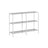 Console Table - 3 Shelves - Metal Frame - Pearl White - Compact and Lightweight