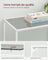 Console Table - 3 Shelves - Metal Frame - Pearl White - Compact and Lightweight