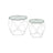 Set of 2 Round Coffee Tables - Steel - Slate Grey and Ink Black