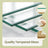 3-Tier Tempered Glass Sofa Table - Tempered Glass - Gold - Modern Storage Shelf