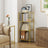 Bookcase - Tempered Glass - Gold - 4-Tier Shelf for Versatile Storage