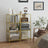 Bookcase - Tempered Glass - Gold - 4-Tier Shelf for Versatile Storage