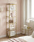 Glass Shelf Bookcase - Tempered Glass - Clear - 5-Tier Design for Versatile Storage