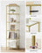 Glass Shelf Bookcase - Tempered Glass - Clear - 5-Tier Design for Versatile Storage