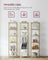 Glass Shelf Bookcase - Tempered Glass - Clear - 5-Tier Design for Versatile Storage