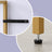 Tall Bookcase - Tempered Glass - Gold - 6-Tier Shelving Unit for Living Room and Study