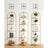 Corner Shelf Unit - Glass - Golden