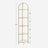 Corner Shelf Unit - Glass - Golden