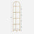 Corner Shelf Unit - Glass - Golden