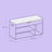 Storage Bench - Wood - White - Padded Seat with Hidden Chest and 2 Shelves