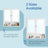 Bathroom Cabinet - Engineered Wood - Dove Gray - Wall-Mounted with 2 Mirrored Doors and Adjustable Shelf