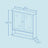 Bathroom Cabinet - Engineered Wood - Dove Gray - Wall-Mounted with 2 Mirrored Doors and Adjustable Shelf