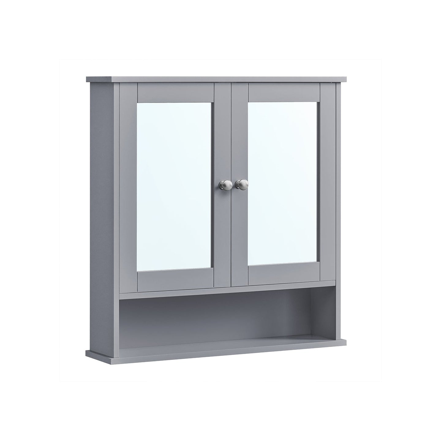 Bathroom Wall Cabinet - White - Wooden