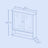 Bathroom Cabinet - Engineered Wood - Dove Gray - Wall-Mounted with 2 Mirrored Doors and Adjustable Shelf
