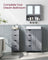 Bathroom Wall Cabinet - White - Wooden