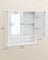 Wall-Mounted Bathroom Cabinet - White - Wooden