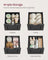 Bathroom Floor Storage Cabinet - Engineered Wood - Grey - Freestanding with 4 Drawers