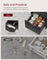 Bathroom Floor Storage Cabinet - Engineered Wood - Grey - Freestanding with 4 Drawers