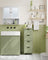 Bathroom Storage Cabinet - Wood - Laurel Green - Freestanding with 4 Drawers
