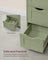 Bathroom Storage Unit - Wood - White - 4 Drawers and 1 Wardrobe Compartment