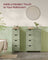 Bathroom Storage Unit - Wood - White - 4 Drawers and 1 Wardrobe Compartment