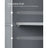 Bathroom Floor Storage Cabinet - Wood - White - Features 4 Drawers and 1 Wardrobe Compartment