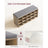 Shoe Storage Bench - Wood - Natural - 15 Open Compartments with Cushion