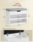Shoe Bench - Wood - Cloud White - Padded Seat