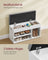 Shoe Bench - Cloud White - Wooden