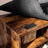 Shoe Rack - Wood - Vintage Brown - 9 Open Compartments with Cupboard and Padding