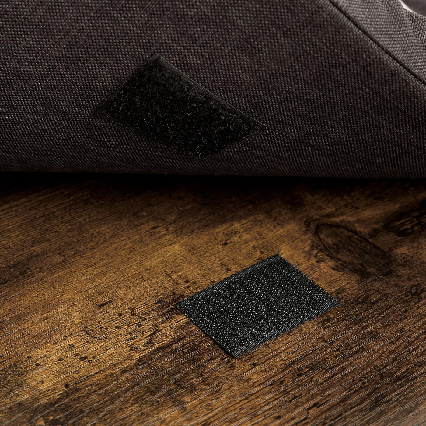 Shoe Bench - Wood - Rustic Brown - 10 Compartments with Cushion
