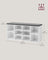 Shoe Bench Storage Cabinet - chipboard - White
