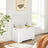 Storage Bench - MDF - White - Large Capacity for Shoes and Toys