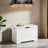 Entryway Storage Cabinet - MDF - White - Multi-functional Shoe Bench and Toy Box