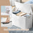Entryway Storage Cabinet - MDF - White - Multi-functional Shoe Bench and Toy Box