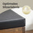 Entryway Storage Bench - Wood - Brown - Cushioned with Hidden Compartment and Shelves