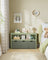 Toy Storage Unit - Mobile with 3 Drawers - Wood - White