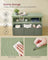 Toy Storage - Wood - Laurel Green - Mobile Unit with 3 Drawers