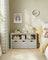 Toy Storage Unit - Mobile with 3 Drawers - Wood - White