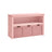 Toy Storage Unit - Mobile with 3 Drawers - Wood - White