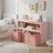 Toy Storage Cabinet - Mobile with 3 Drawers - Engineered Wood - Laurel Green
