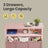 Toy Storage Cabinet - Mobile with 3 Drawers - Engineered Wood - Laurel Green