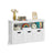 Toy Storage Unit - Mobile with 3 Drawers - Wood - White