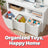 Toy Storage Cabinet - Mobile with 3 Drawers - Engineered Wood - Laurel Green