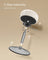 Height Adjustable Makeup Vanity Stool - PU Upholstery - Cream White - 360° Swivel