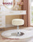 Vanity Stool - Upholstered - Warm White - 15.2Dia. x