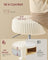 Vanity Stool - Upholstered - Warm White - 15.2Dia. x