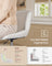 Dressing Table Chair - 360° Swivel - Foam - Adjustable Height