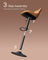 Adjustable Bar Stools Set of 2 - 16.9W - PU Leather - 360° Swivel